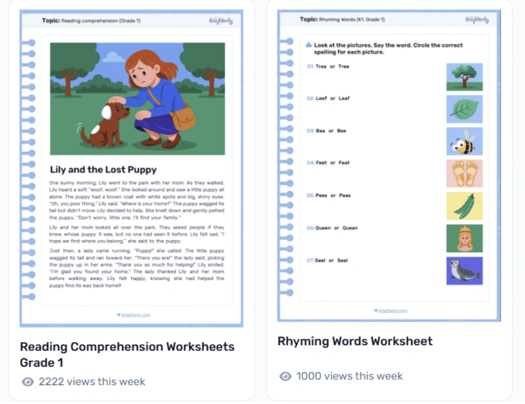 Brighterly's personalized approach to learning + best features