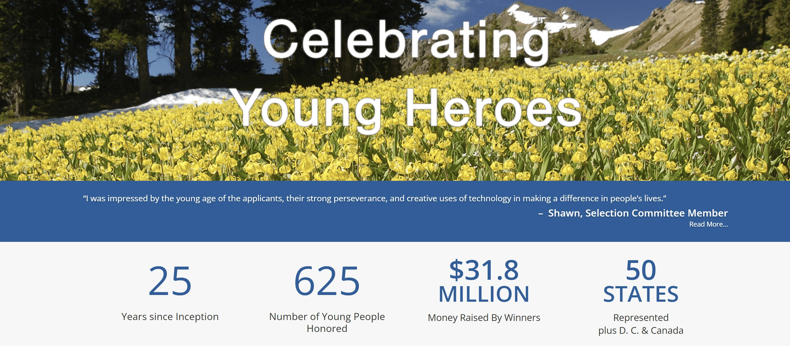 Gloria Barron Prize for Young Heroes