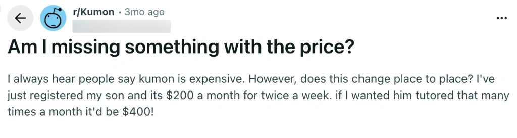 What Parents Say About Kumon Pricing and Value