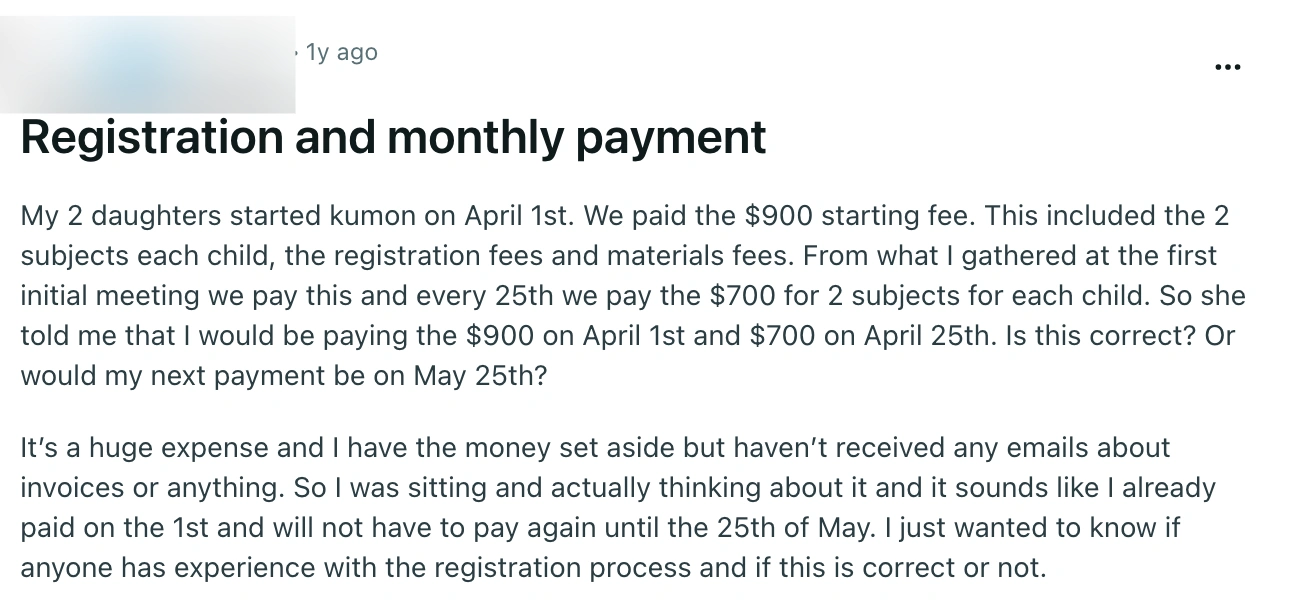 What Parents Say About Kumon Pricing and Value