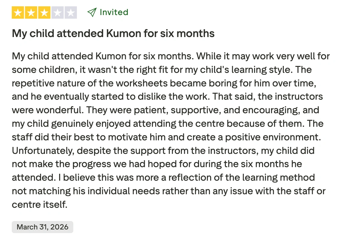 Kumon Reviews: Is the Interface Easy to Use?
