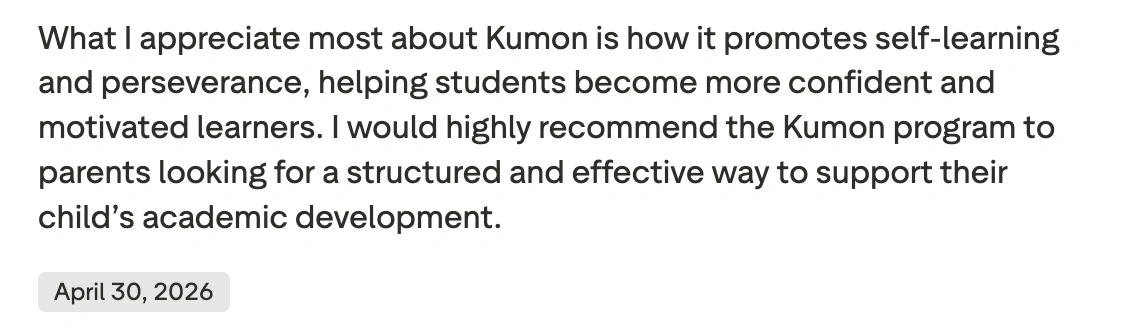 What Users Love About Kumon