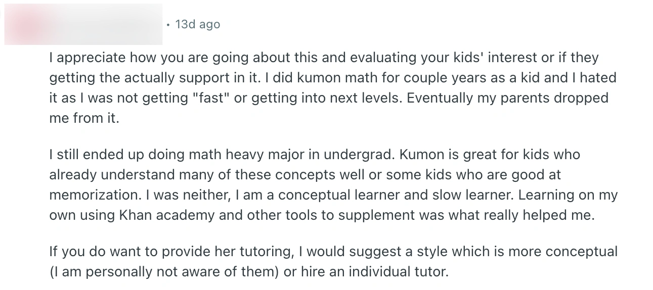 Common Complaints About Kumon