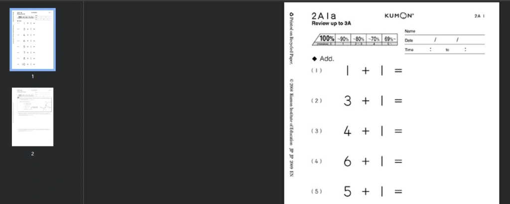 What are Kumon’s distinctive features?