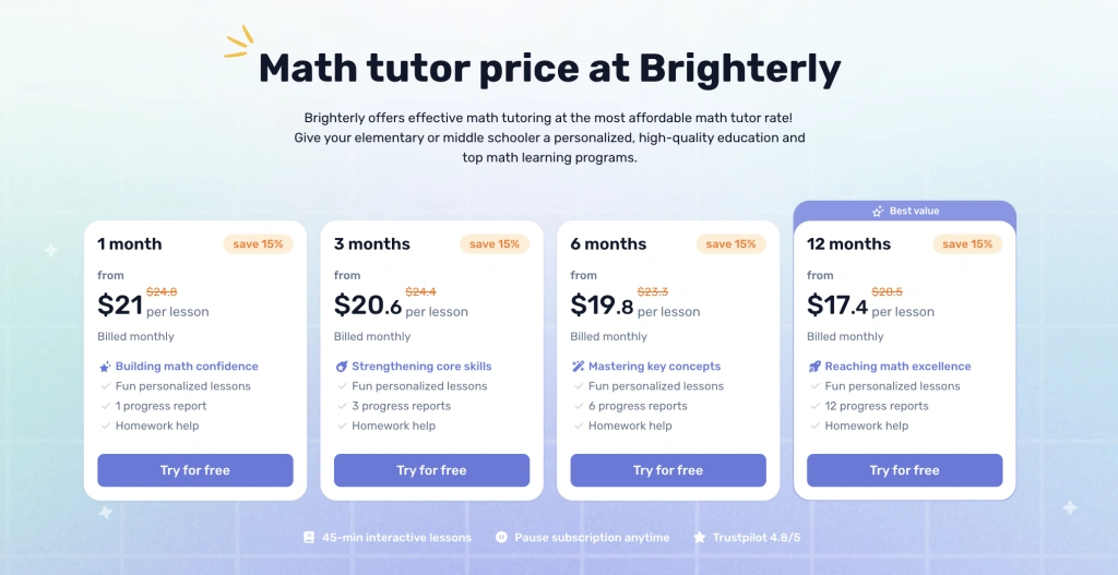 price brighterly