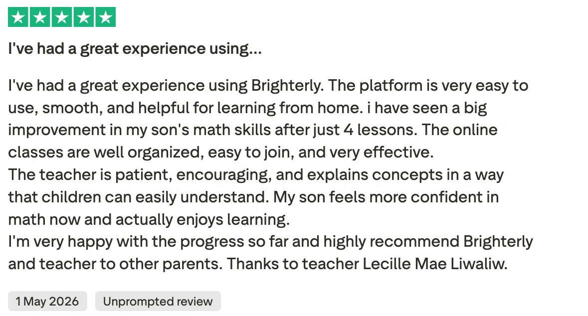 Brighterly Benefits: Users’ Reviews