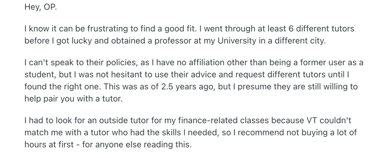 Varsity Tutors rating: Effectiveness and results