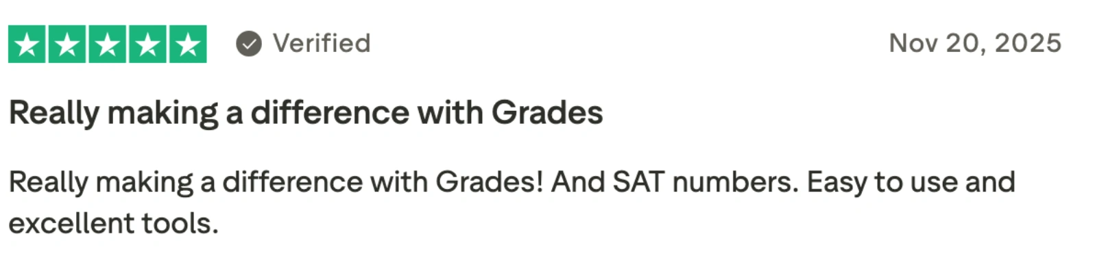 Varsity Tutors rating: Effectiveness and results