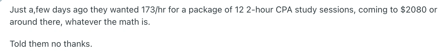 How much does Varsity Tutors cost per hour?
