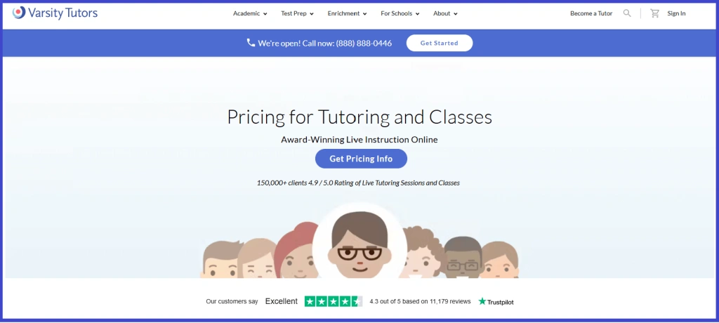 Varsity Tutors pricing
