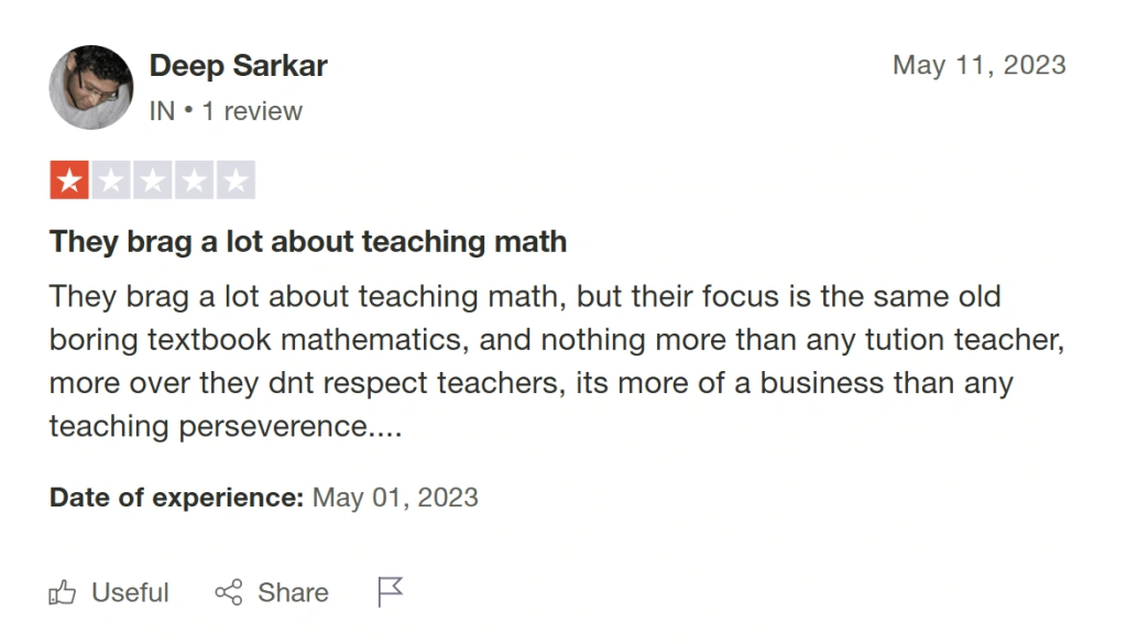 Cuemath reviews: Learning approach