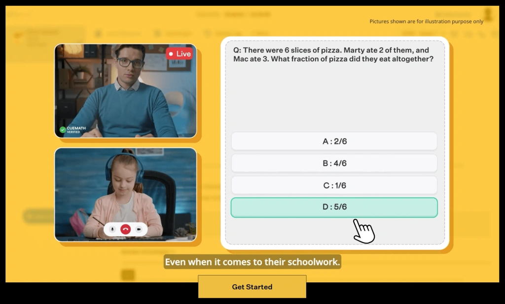 Cuemath reviews: User interface and experience