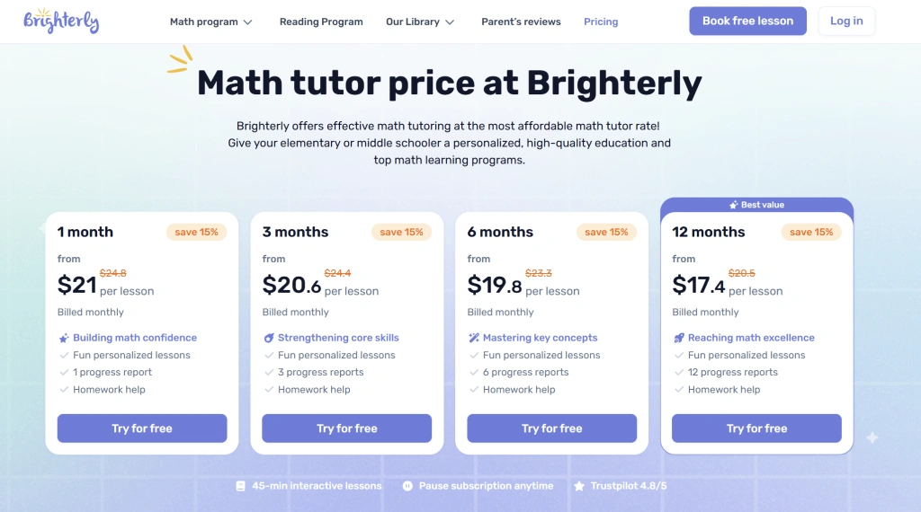Multiple free learning resources and practice questions