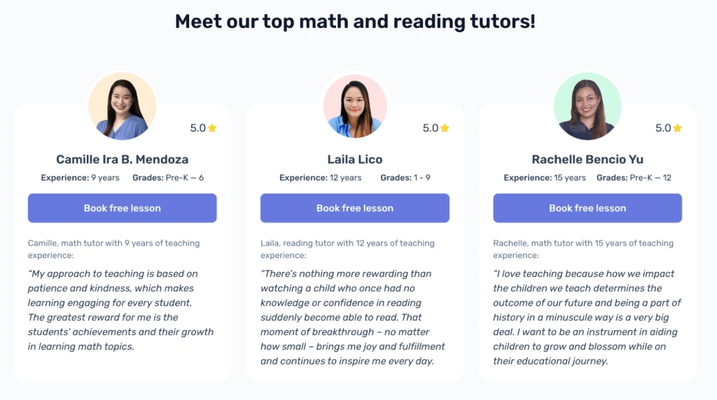 Brighterly: Key features