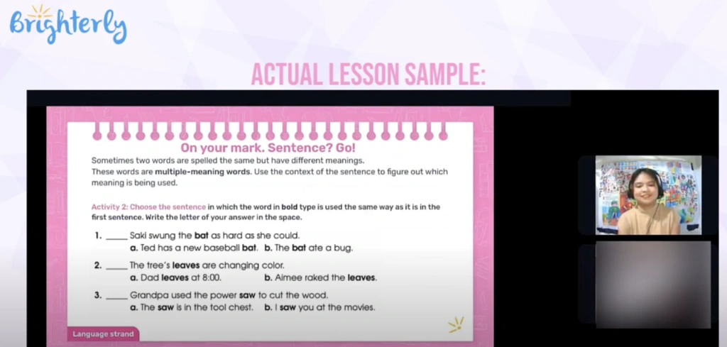 Brighterly: Key features