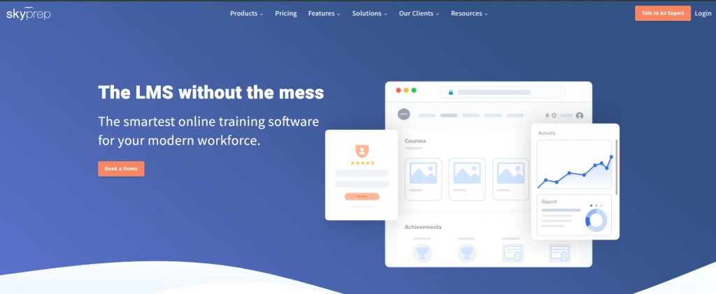 SkyPrep top LMS platform
