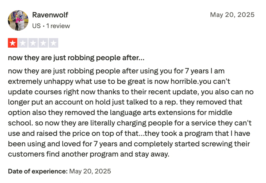 Time4Learning reviews complaints