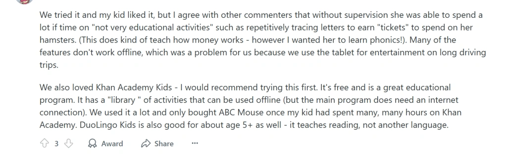 ABCmouse reviews: Learning method