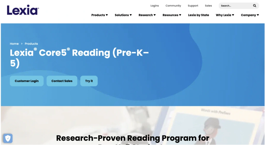 Lexia Core5 Reading: Reading intervention programs for elementary students