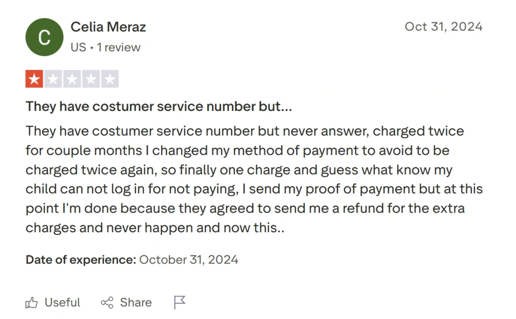 Miacademy reviews: Customer support