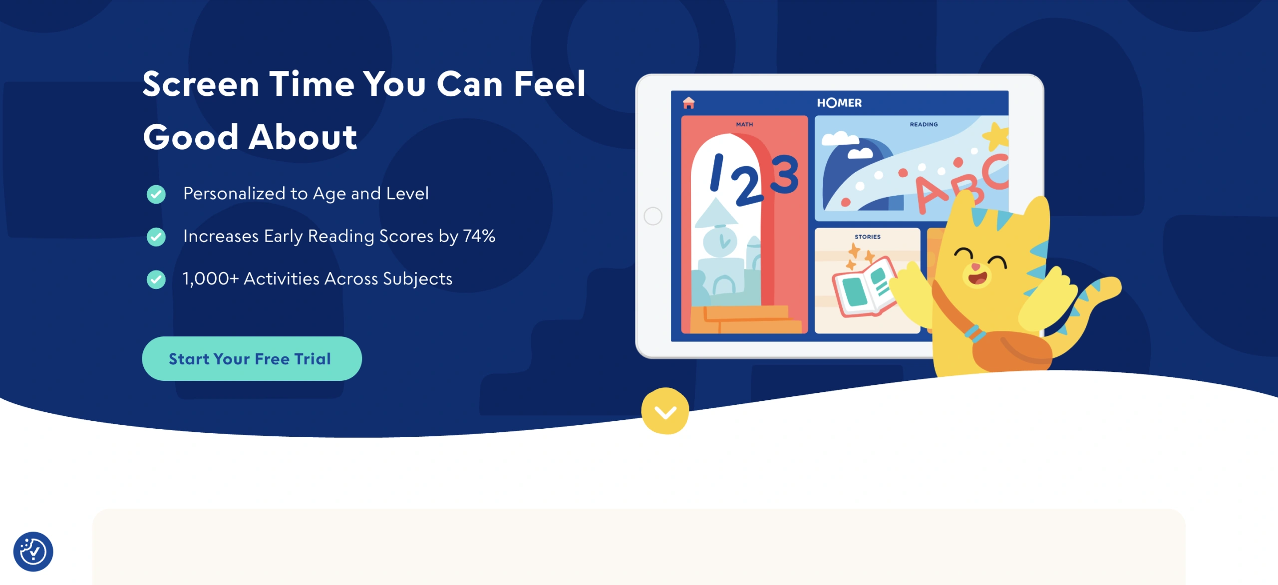 Homer Reading Website for Kids