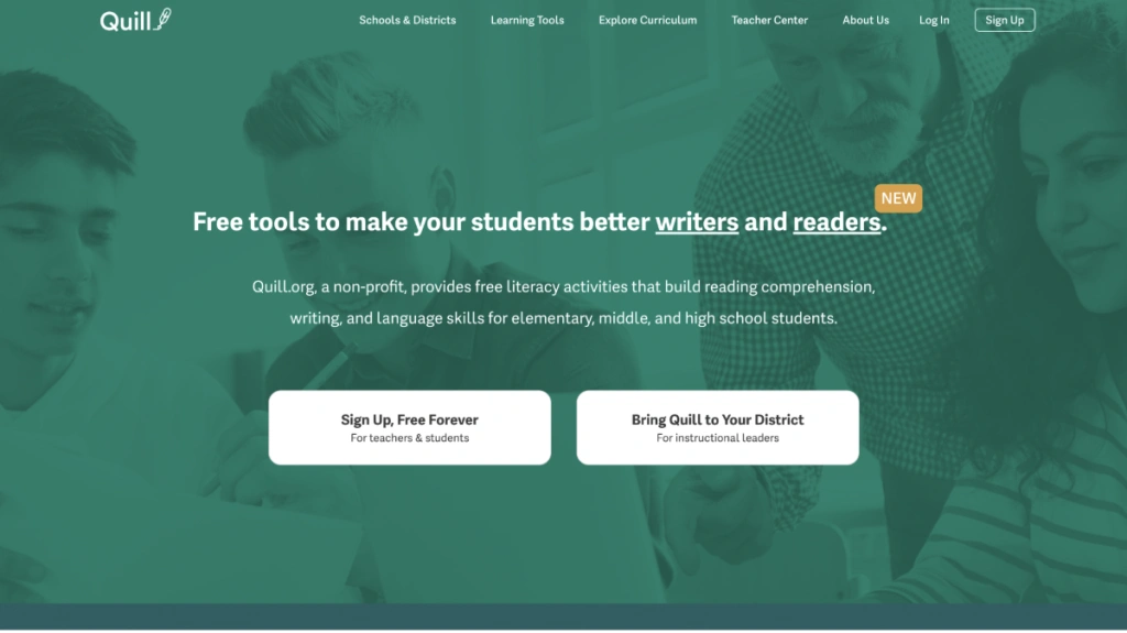 #10 ELA website: Quill 