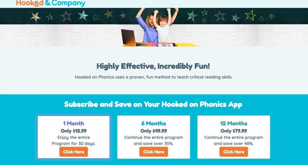 Hooked and phonics: pricing