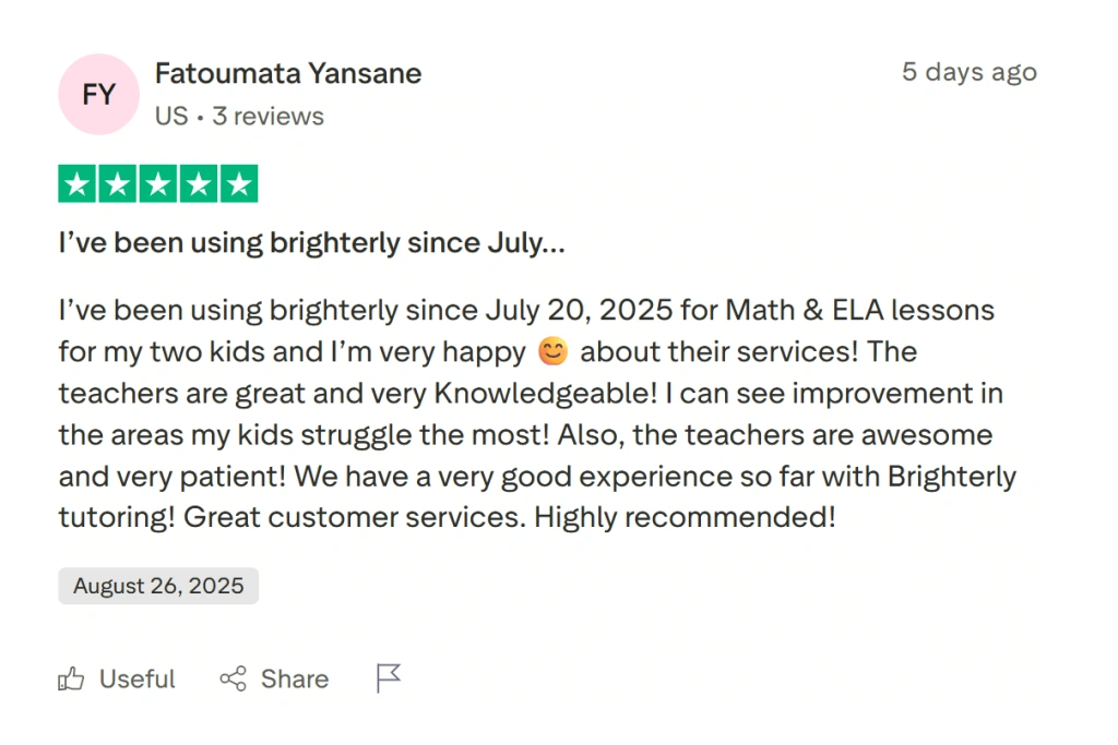 What is Brighterly best at?