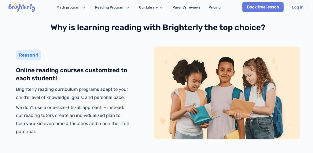 Personalized reading plan