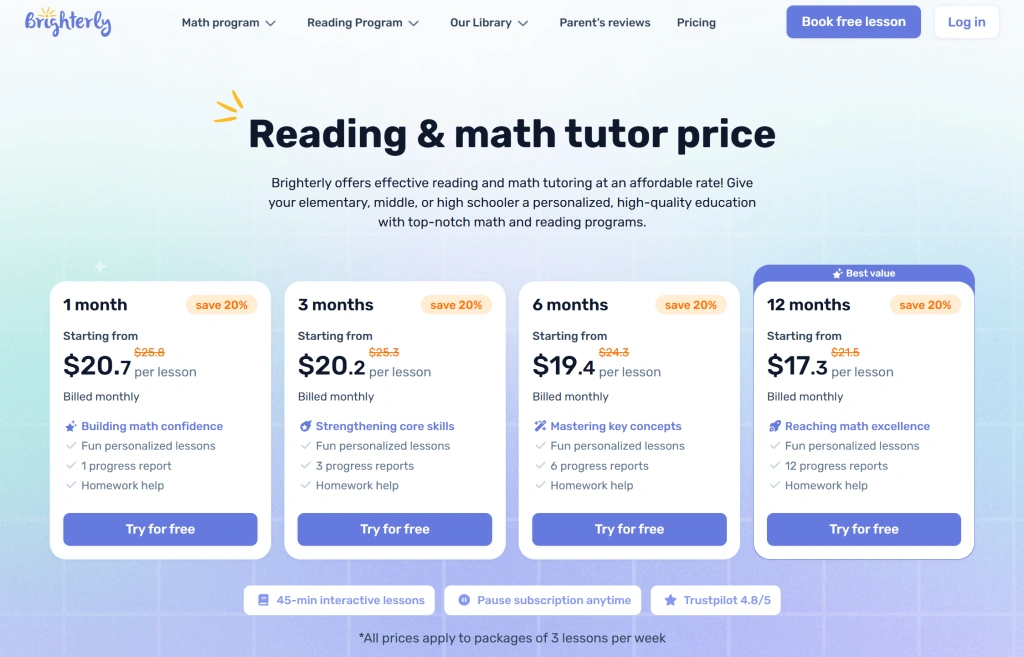Fair price and free practice resources