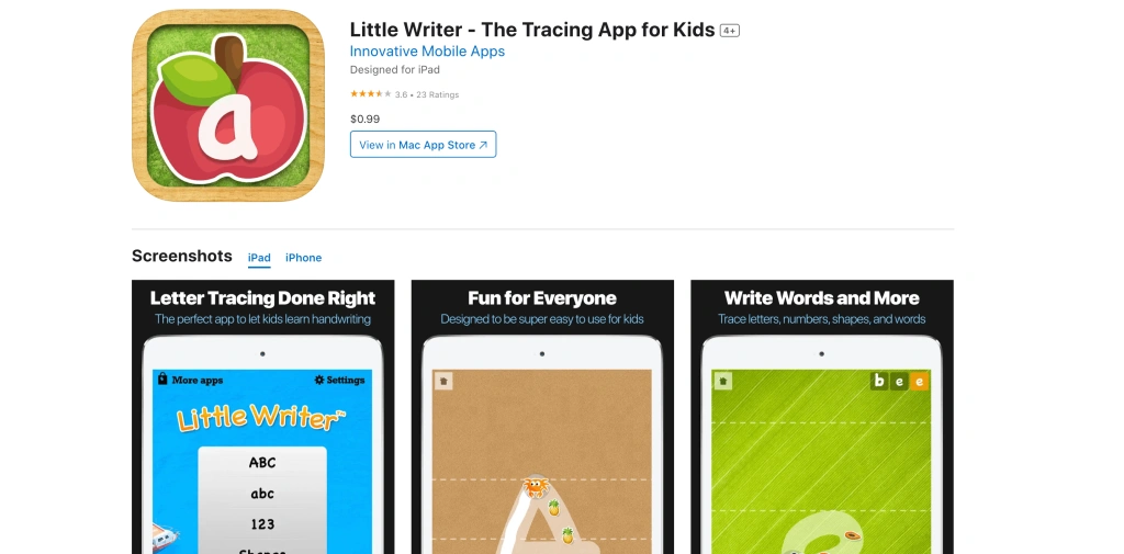 Little Writer: Pricing