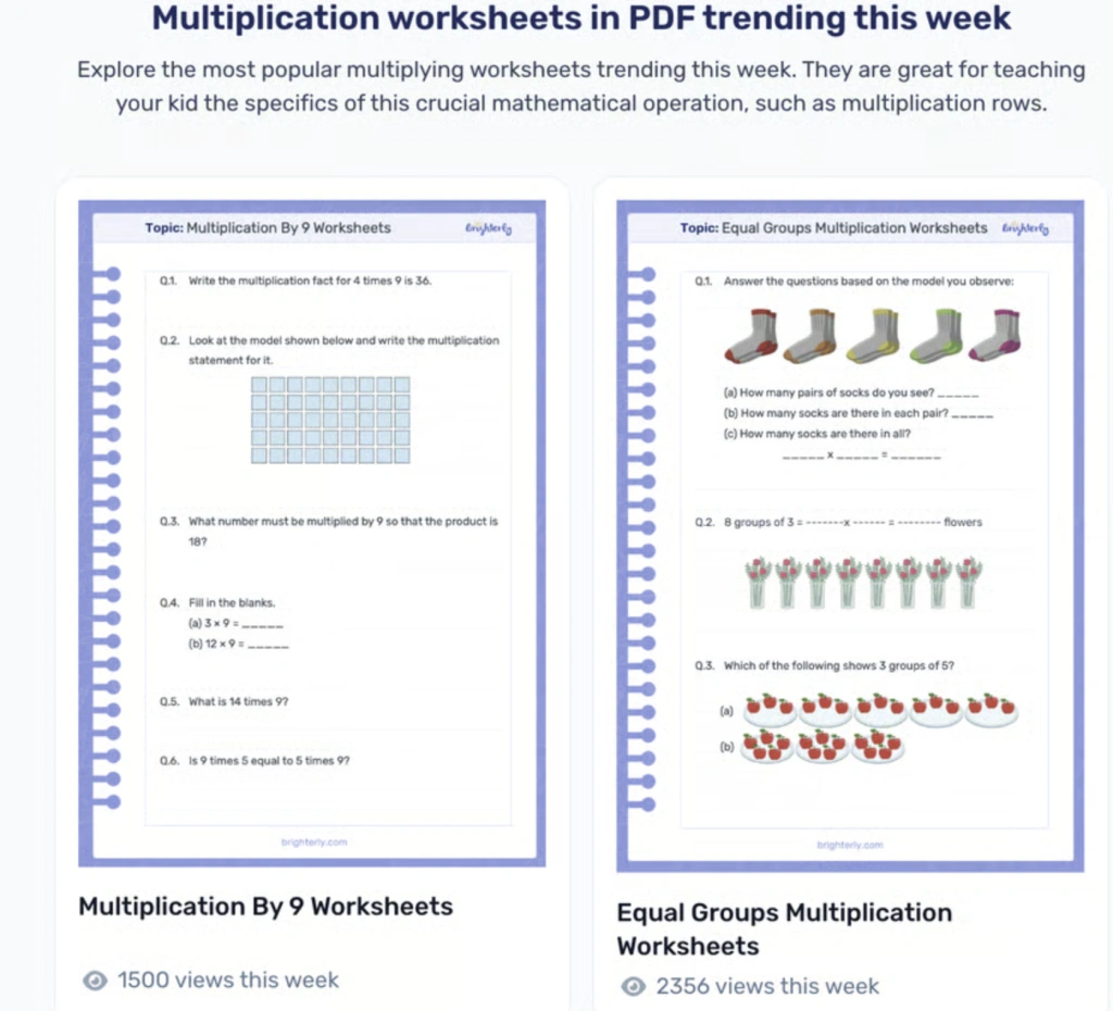Try worksheets for step-by-step structured practice