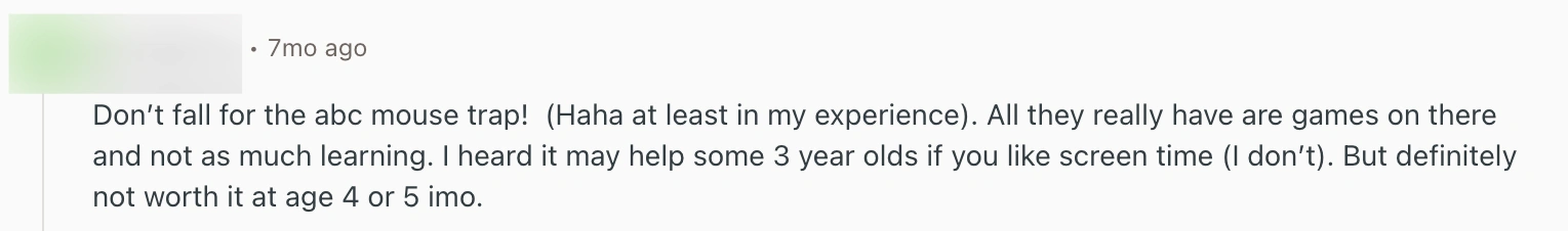 May Not Suit Older or Advanced for Their Age Kids