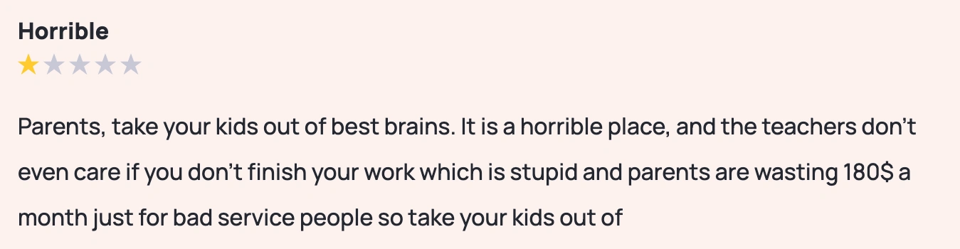 Is Best Brains Worth the Cost?