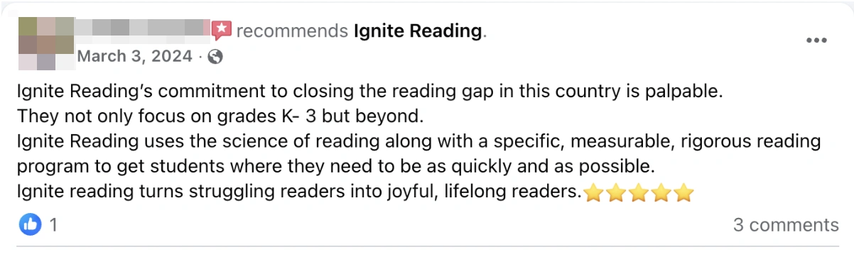 Core literacy skills improvement for struggling readers