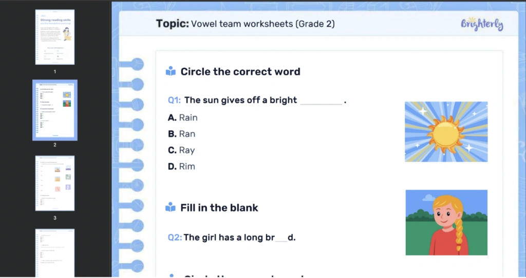 Brighterly’s key features