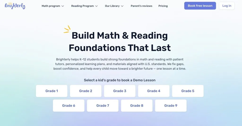 Brighterly: A professional tutoring upgrade to every reading app
