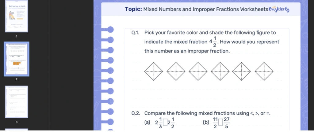 Free reading and math worksheets + additional resources