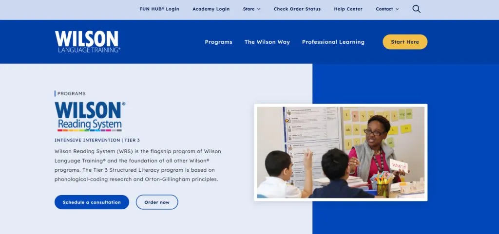 Wilson Language Training