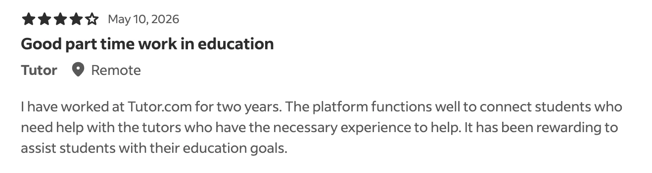 Tutor.com Reviews: Benefits