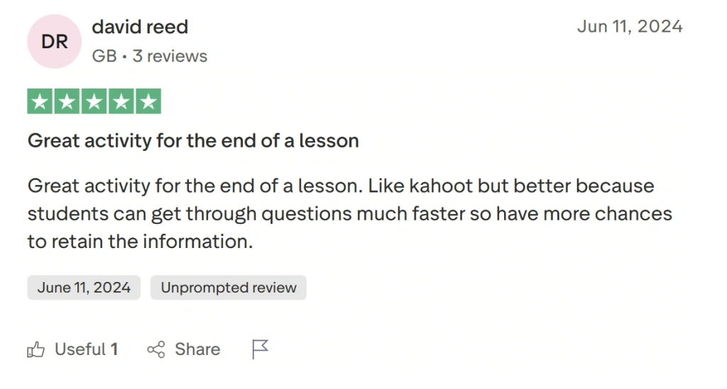Blooket reviews on Reddit & Trustpilot: Parents’ and students’ opinions
