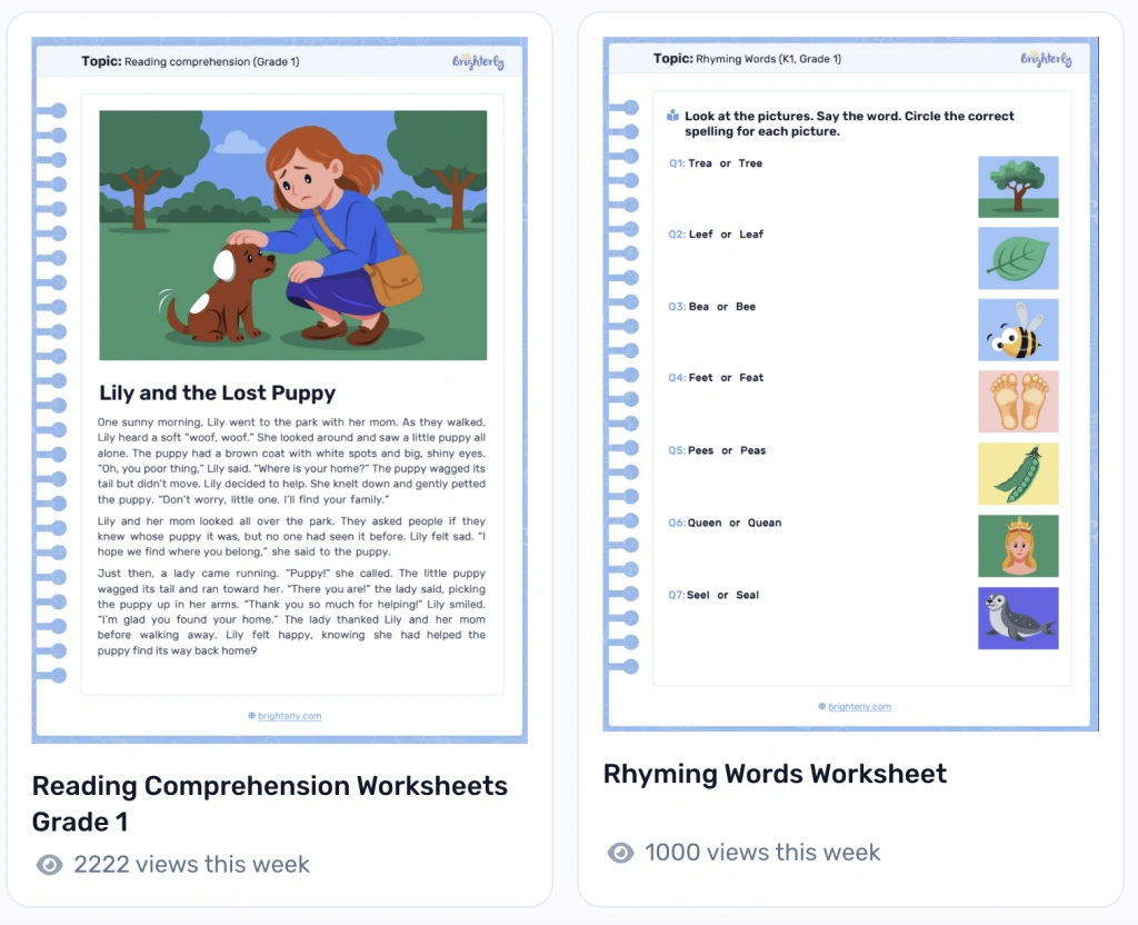 Plenty of free materials