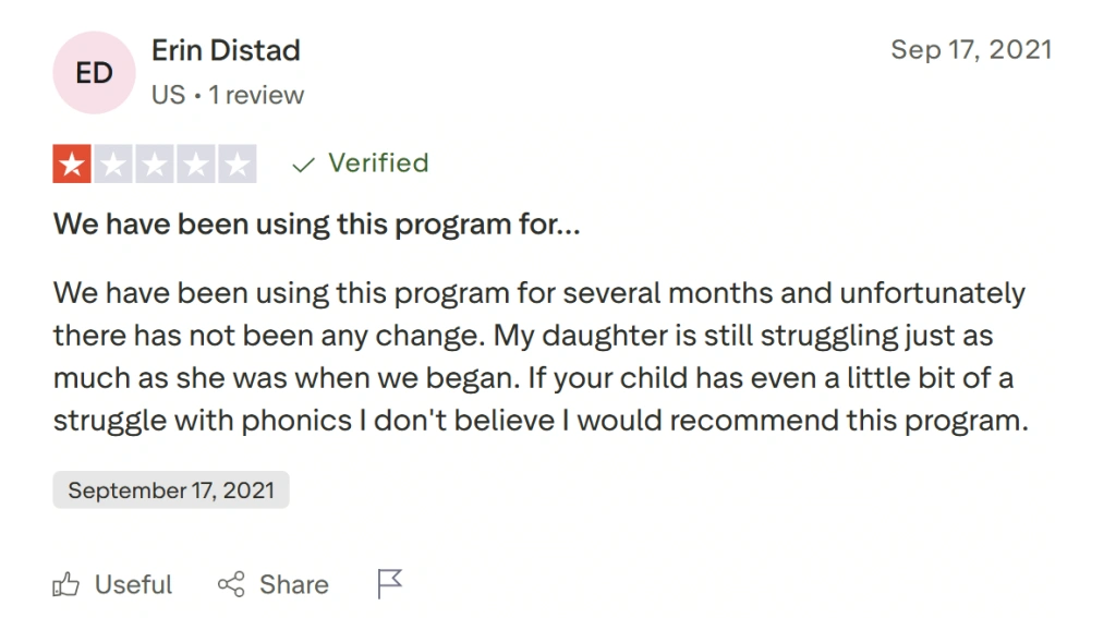 Reasons to cancel Hooked on Phonics subscription