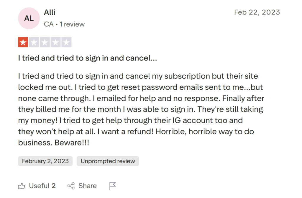 Reasons to cancel Hooked on Phonics subscription