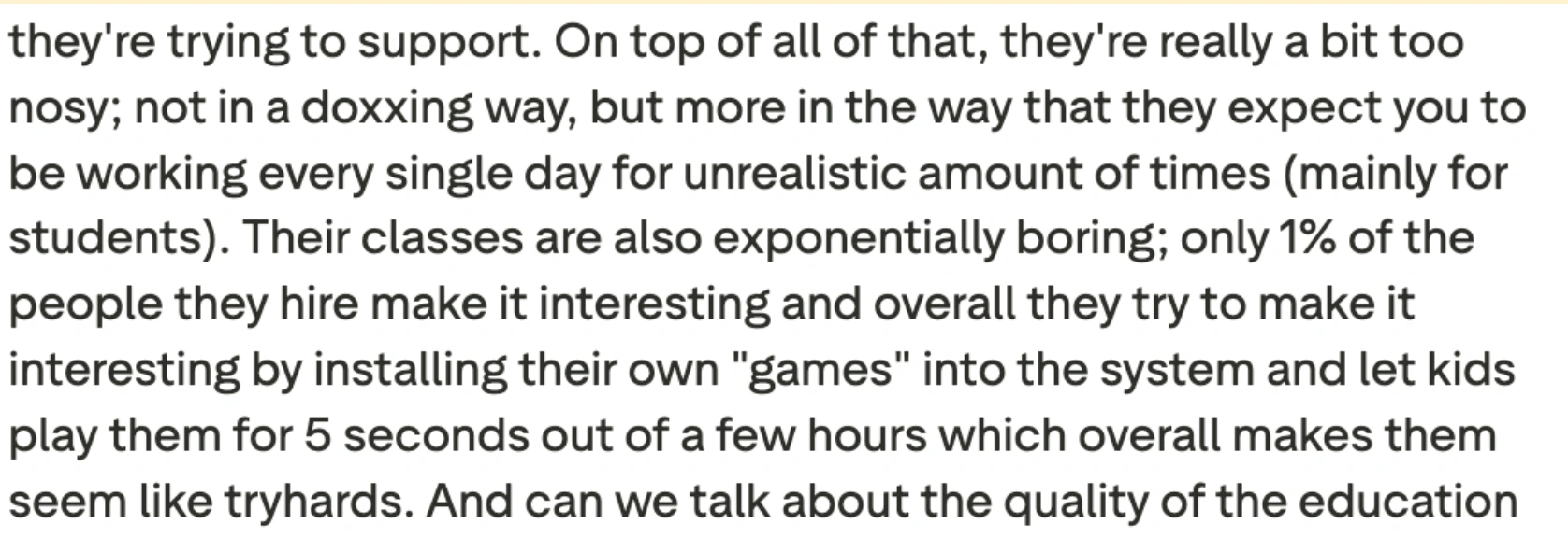 Think Academy US reviews: Teaching methodology