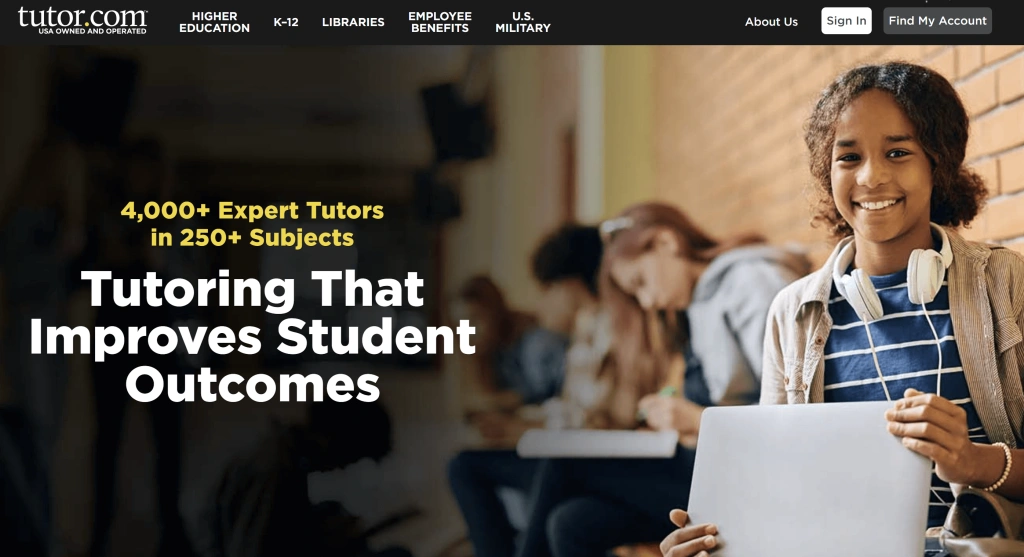 Wyzant alternative #10: Tutor.com