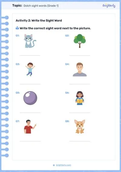 Dolch sight words_PDF1