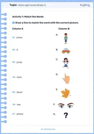 Dolch sight words_PDF2