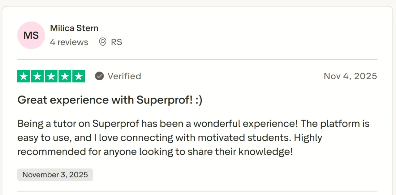 Superprof online teaching pros and cons