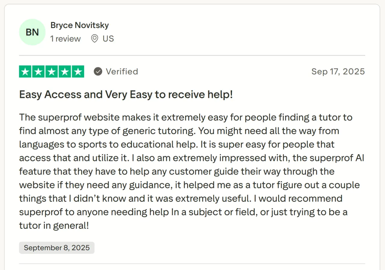 Superprof online teaching pros and cons